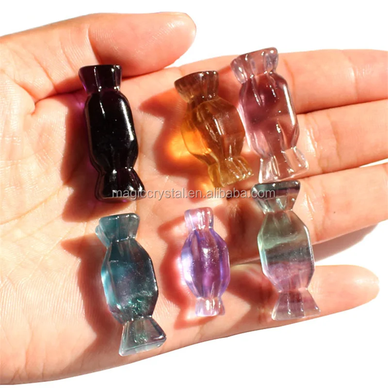 

Единица цельной детали, резная природная Радуга, искусственные кристаллы, конфеты