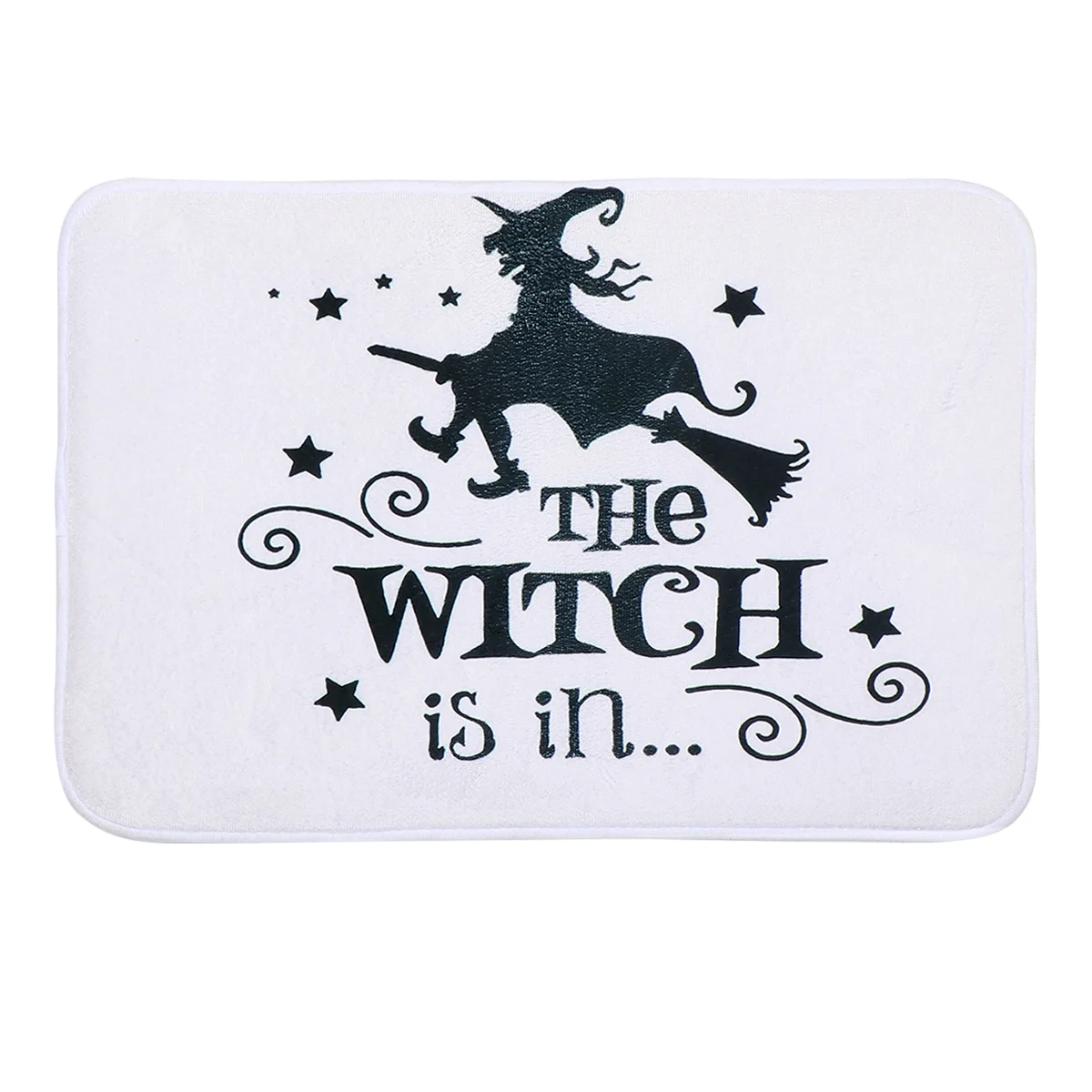 

Carpet Rug Witch Welcome Mat Doormat Oblong Rugs Rubber Anti Pumpkin Door Pattern Living Roomentrance Property Porch Front