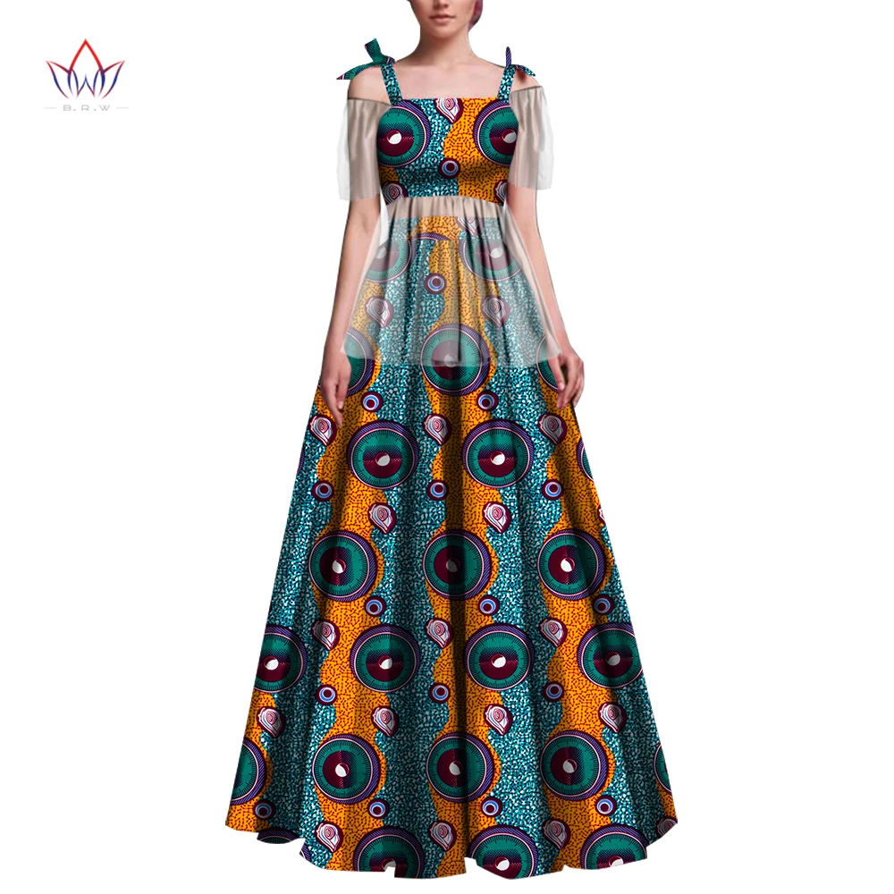 

Женский комплект из 2 предметов, модный Дашики, хлопковый топ и юбка, африканская одежда, женская одежда для вечеринки WY6680