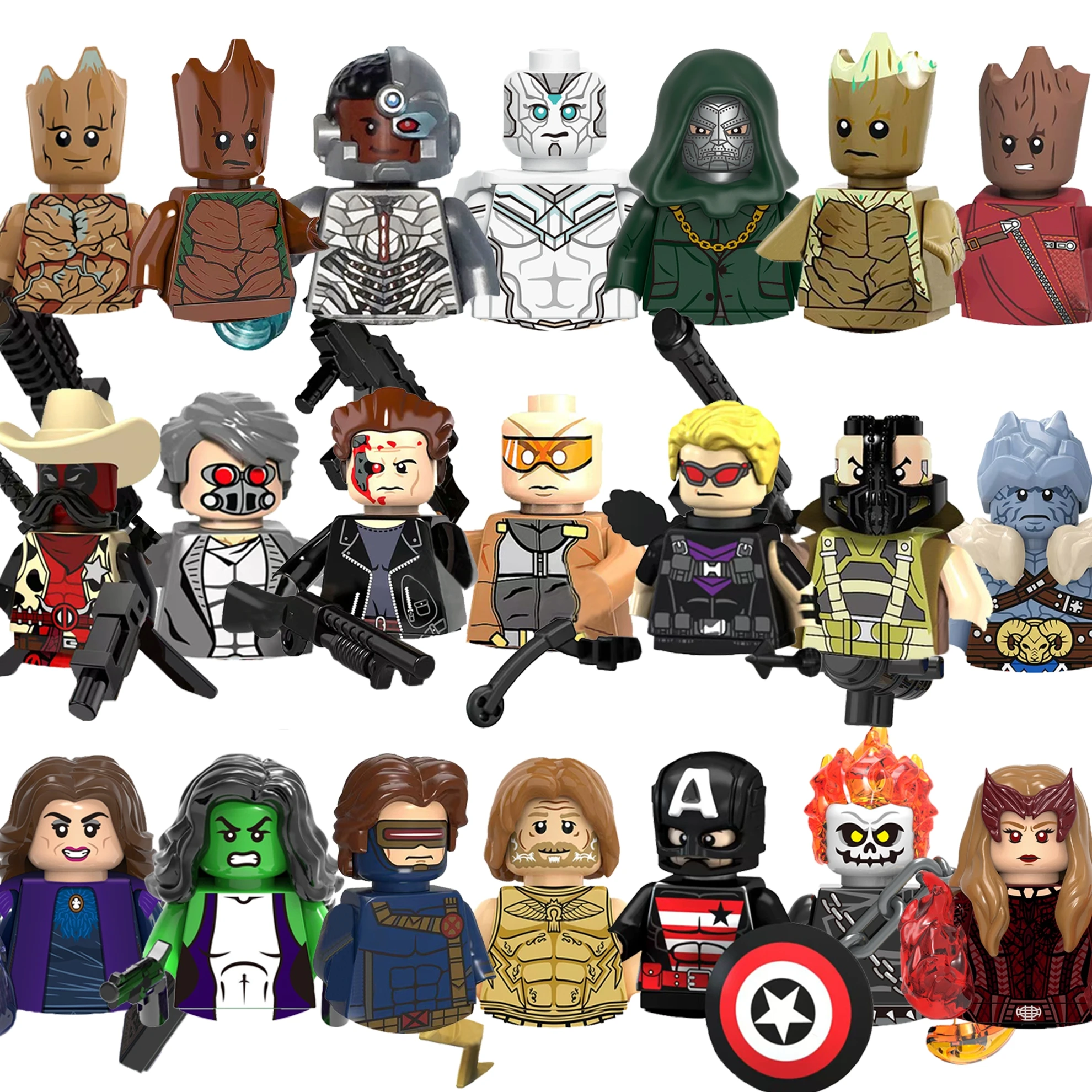 Marvel Доктор Тор Черная Пантера классический персонаж строительные блоки