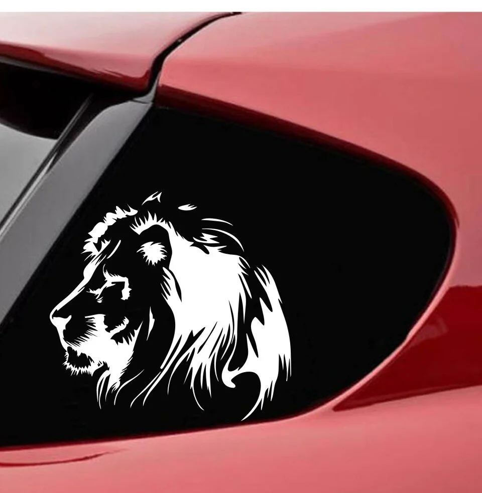 Настроенные наклейки и декали для автомобилей 3D Крутой лев авто виниловая наклейка отражающая наклейка на окно стилизующие аксессуары.