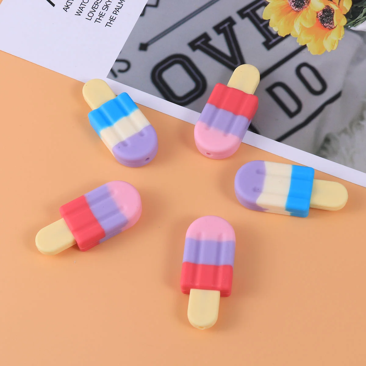 

5-Piece Creative Practical Safe Ice Cream USB Cable Protector Data Line Protection Cover