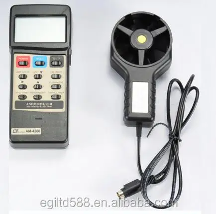 

LUTRON AM-4206 AM4206 Hot Wire Anemometer(Air Flow + Air Velocity , CMM, CFM)