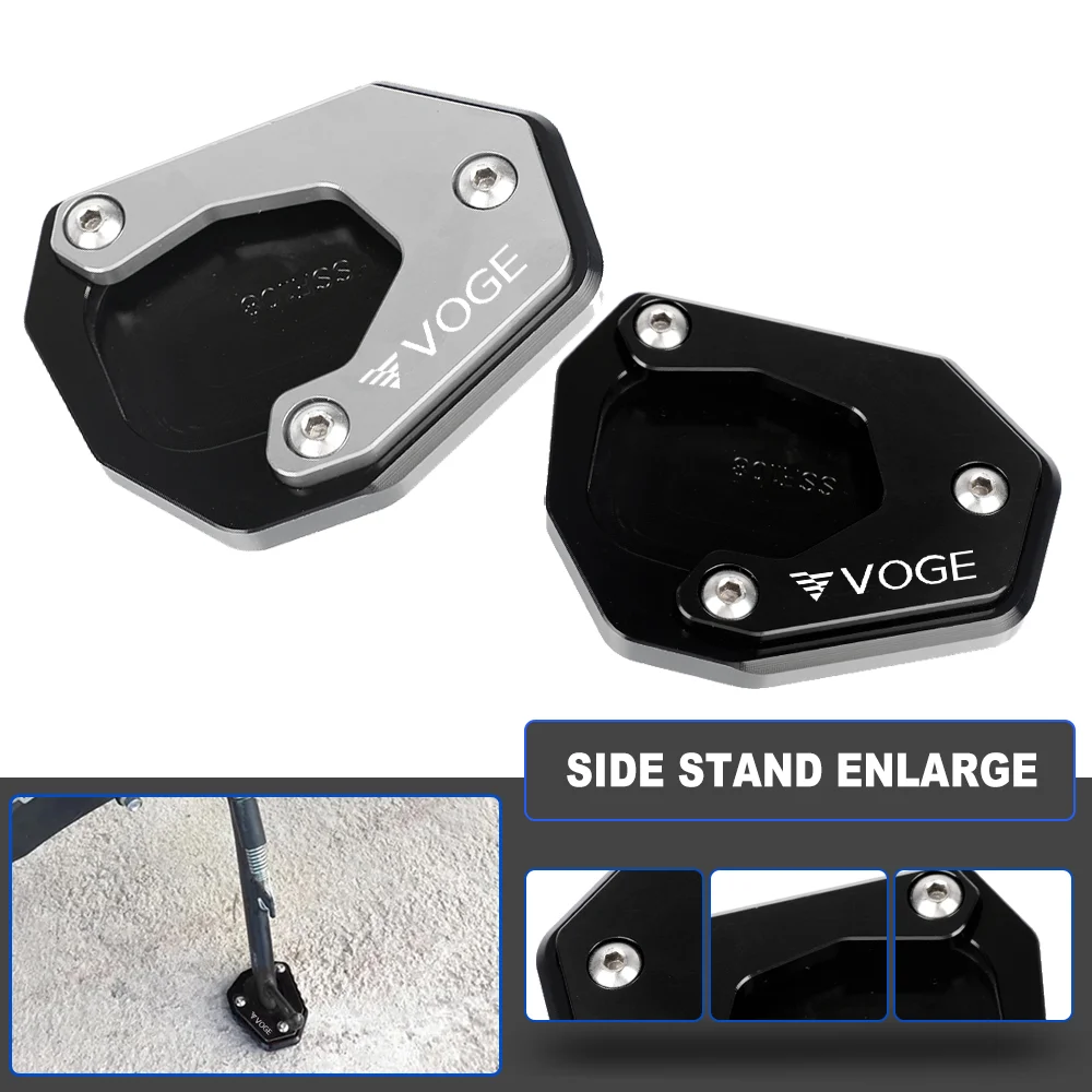 Для LONCIN VOGE 500DS 650DS LX500R 500 650 AC DS 500R 350AC Боковая подставка увеличенная пластина