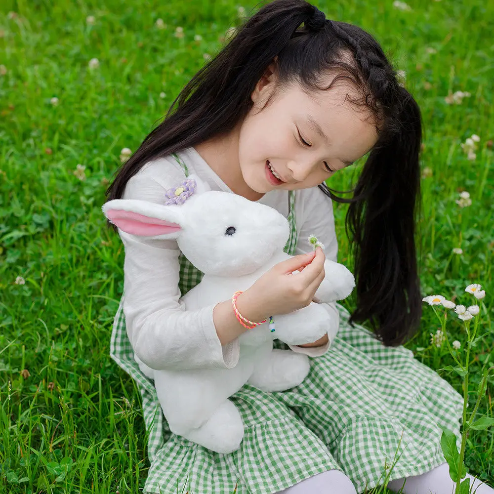 

30/36/50CM Cute Simulation Rabbit Bunny Toys Stuffed Lovely Lifelike Animal Plush Doll For Kids Children Soft Pillow Nice Gift