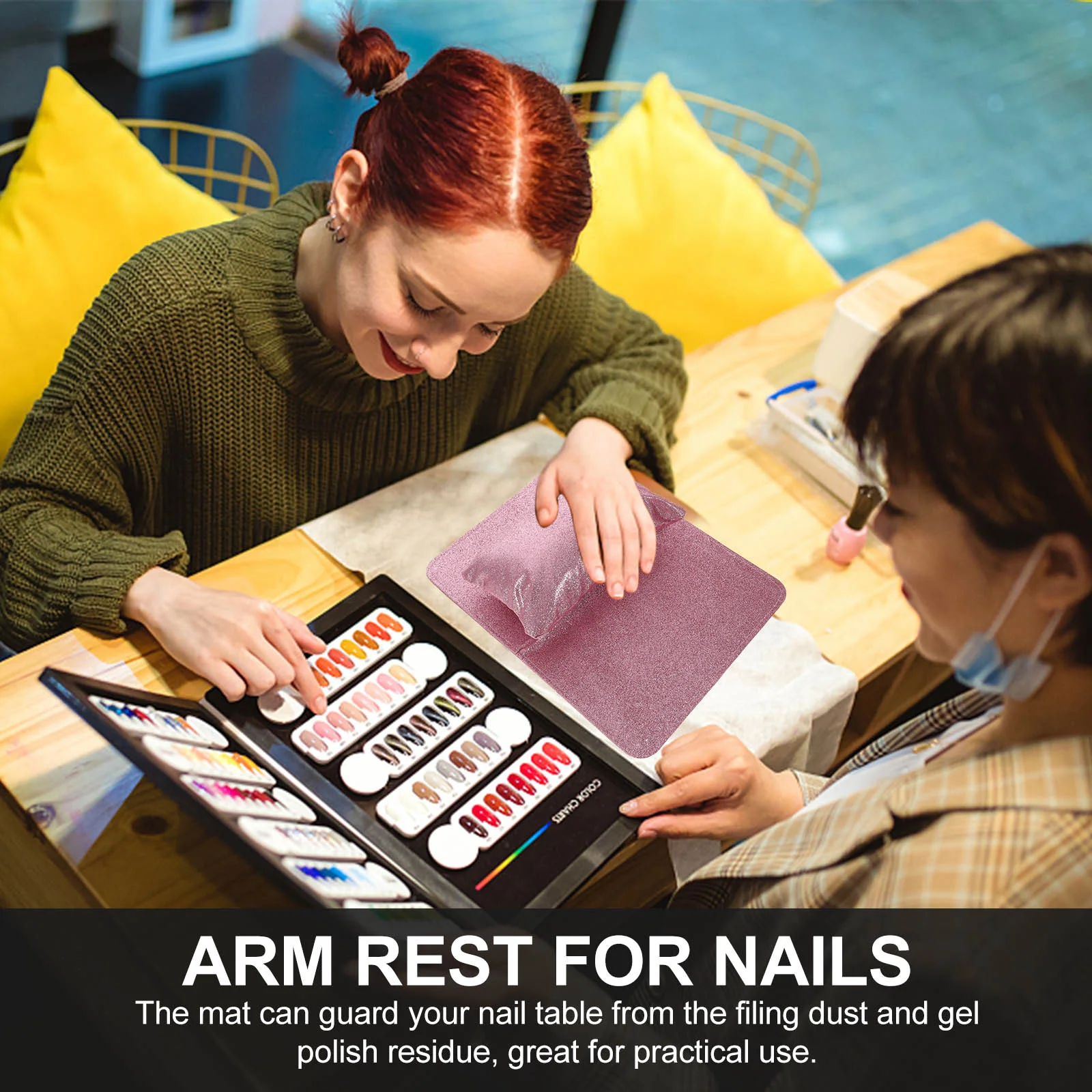 

Nail Hand Rest Pillow Arm Cushion Manicure Nails Pad Support Technician Holder Mat Supplies