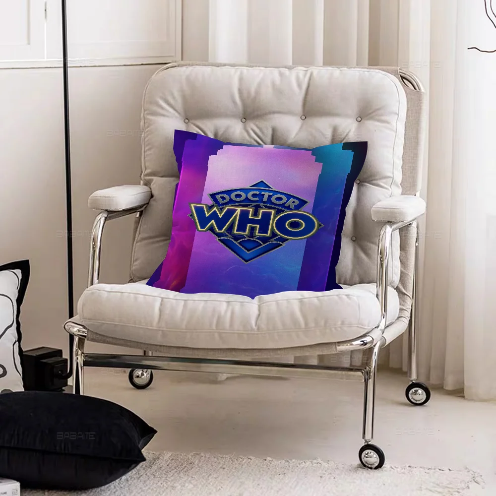 Чехлы на подушки D-Doctor Who с мультяшным диваном декоративные домашние двусторонние