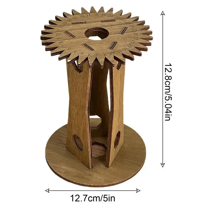 Круглый Плетеный диск деревянный Kumihimo плетеный сделай сам веревочный шнур