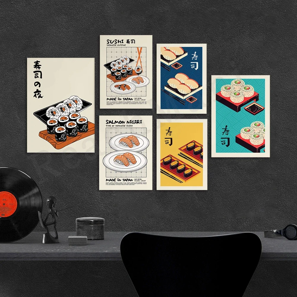 Винтажная тарелка для суши с сашими лососем тамаго калифорнийские рулеты