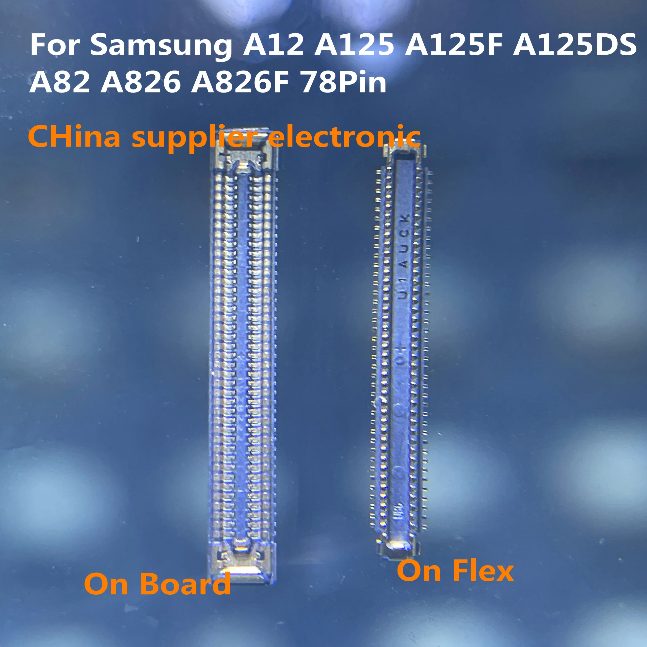 

10pcs-50pcs For Samsung Galaxy A12 A125 A125F A125DS A82 A826 A826F LCD Display Screen FPC Connector Port On Mainboard/ Flex Cab