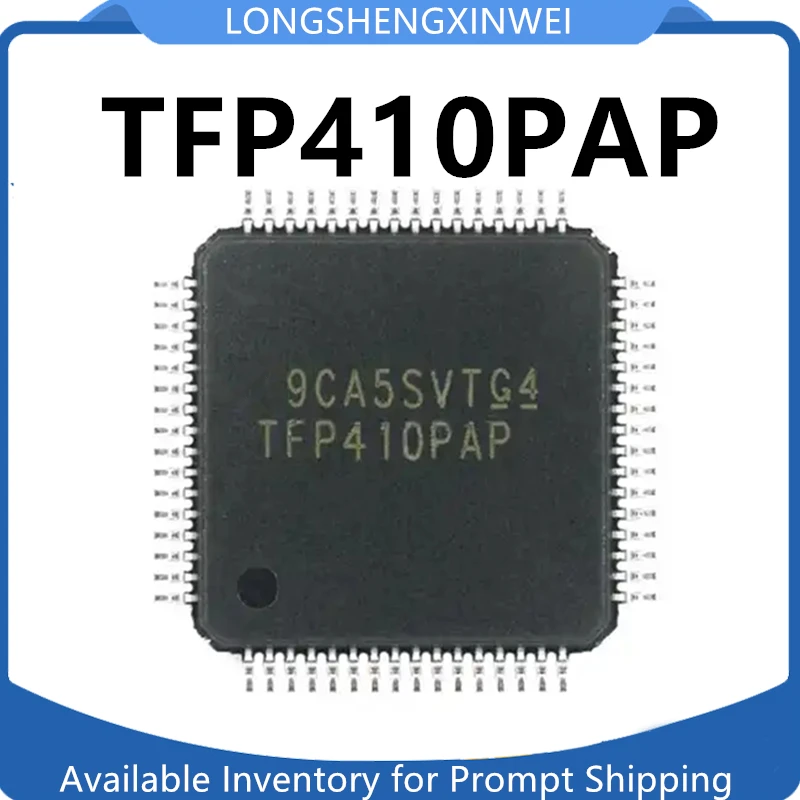 

1 шт. новый оригинальный TFP410PAP TFP410 TQFP64 Интерфейс сигнала чип драйвера интерфейса IC