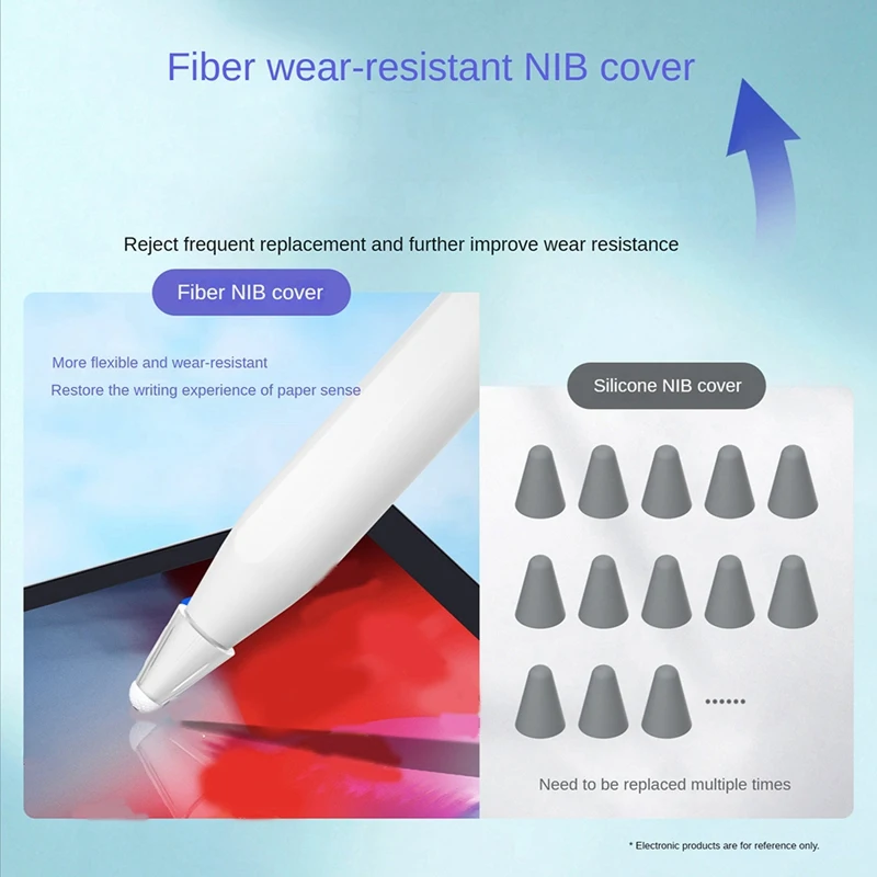 Для Apple Pencil 1/2 Huawei 10шт Силиконовые сменные наконечники для карандашей чехол