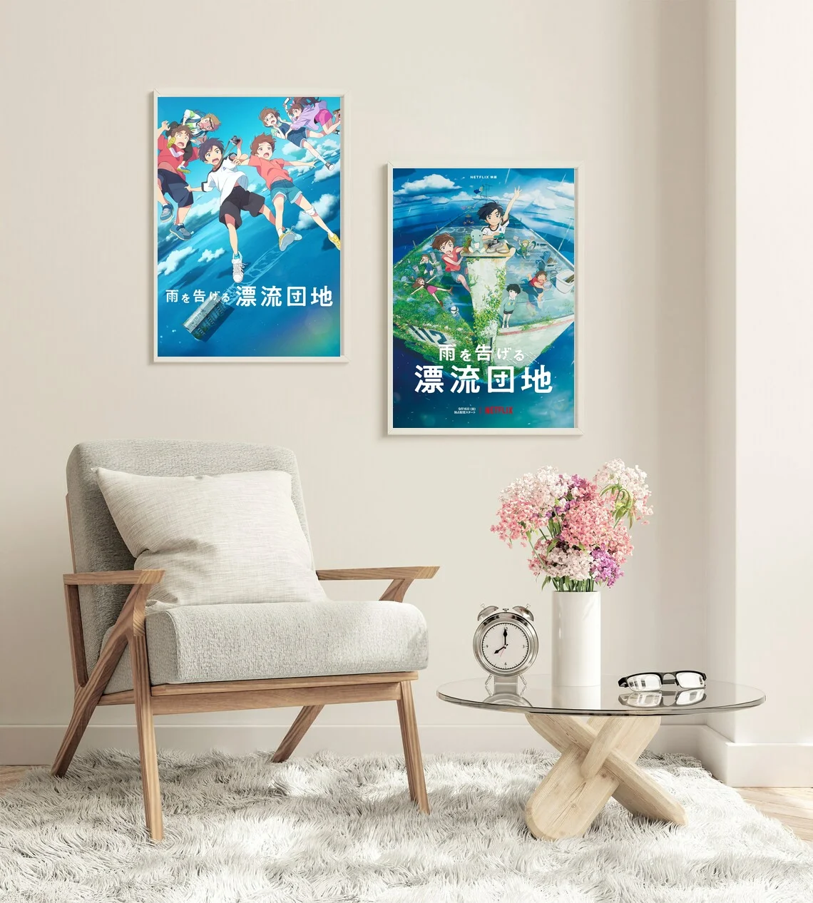 Плакат на стену для украшения дома декор комнат аниме Дрифтинг без рамки |