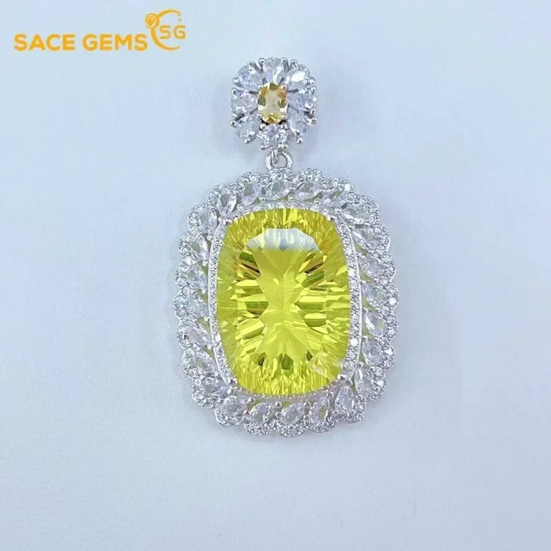 Цепочка с подвеской из серебра 925 пробы 13 х18 мм