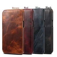 real leather case coque apple iphone 14 13 12 11 pro xs max mini case retro wallet for iphone xr x 8 7 plus se2020 flip cover