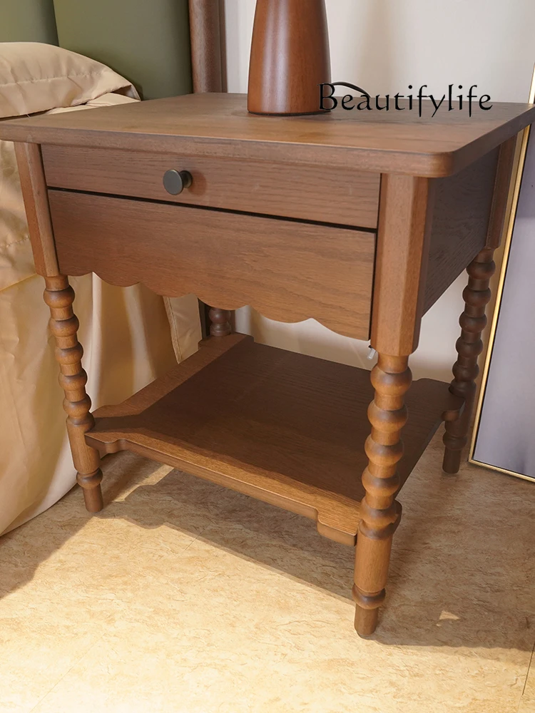 Кровать из массива дерева во французском китайском стиле 1 8 м Черная мягкая