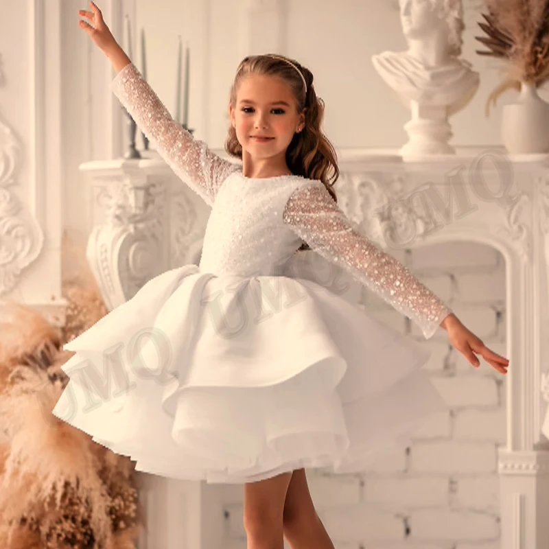 Великолепное платье для девочек-подростков с цветами от кутюр блестящие платья