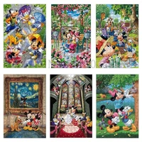 disney jigsaw puzzles 3005001000 pieces cartoon mickey mouse and minnie mouse puzzle children educational intellectual toys