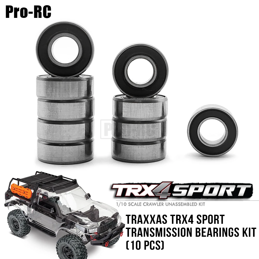 

For Traxxas TRX4 Sport Transmission Bearings Kit (10 Pcs) 1/10 Rc Crawler Car Part