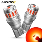 2 шт. T10 светодиодный красный W5W светодиодный светильник Canbus без ошибок автомобильный боковой маркер номерной знак Внутреннее освещение багажника для чтения белый желтый синий