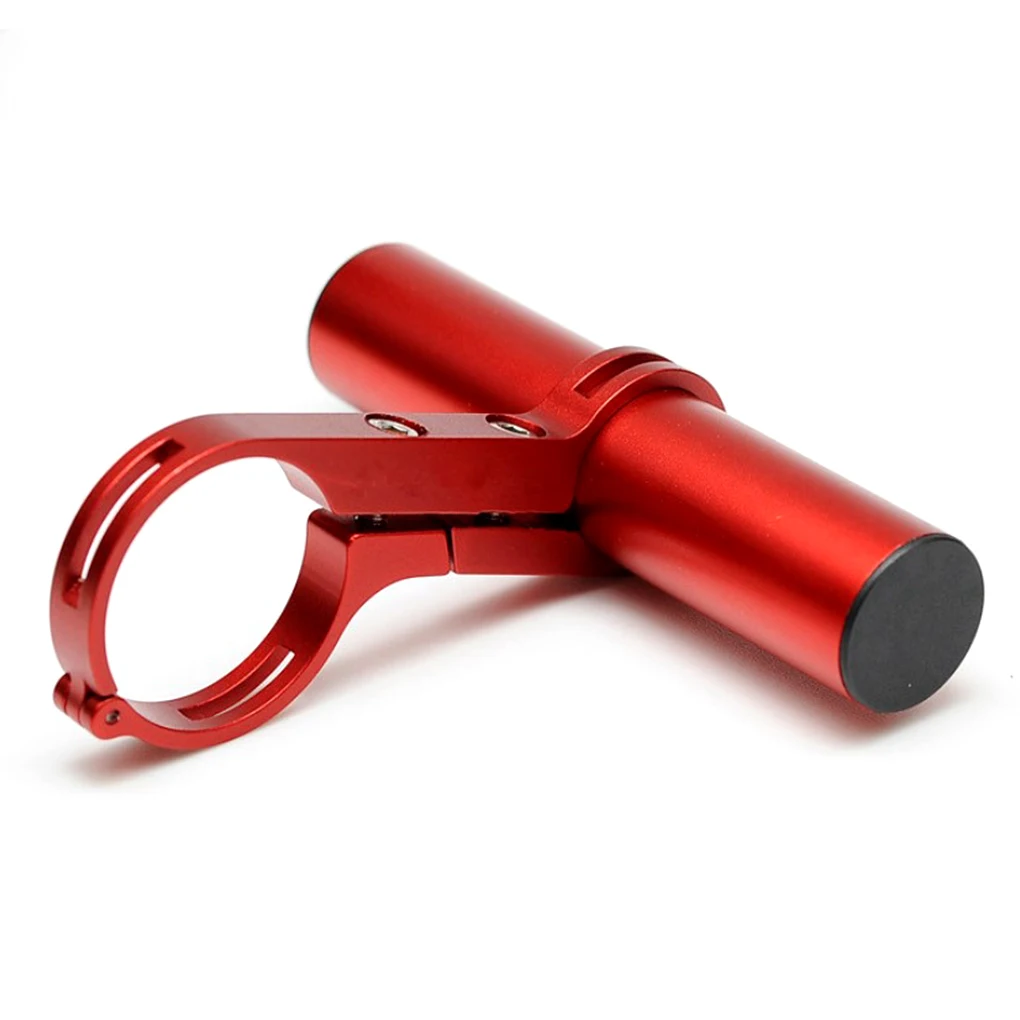 Handlebar Extender Extension Headlight Bracket Aluminum Alloy Extended Clip Fixing Holder Light Bell Cellphone Red
