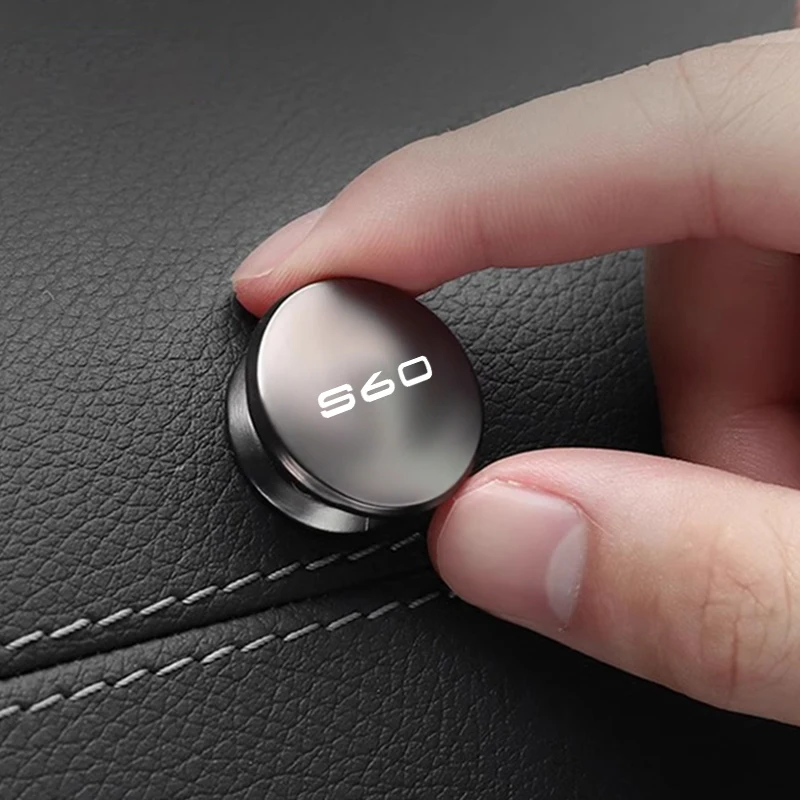 2/4 шт. мини-металлический крючок для хранения салона автомобиля аксессуары Volvo S60