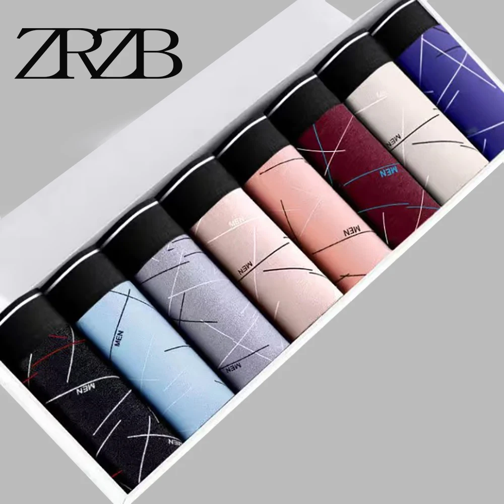4pcs/Lot Boxer Shorts Underpants man Men's Panties Underwear Men Boxer Boxershorts Homme Breathable Shorts U Convex Pouch