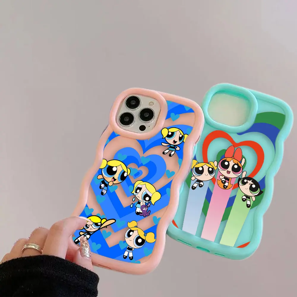 Противоударный матовый чехол для телефона Girl Powerpuff Comics Samsung GALAXY S21 S23 S20 S24 S25 FE ULTRA PLUS