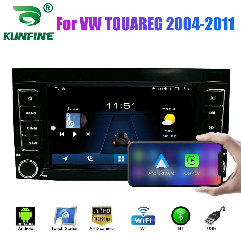 

Автомагнитола 2 Din на Android для VW TOUAREG 2004-2011, Автомобильная Мультимедийная стереосистема, видео, DVD-плеер, GPS-навигация, Carplay