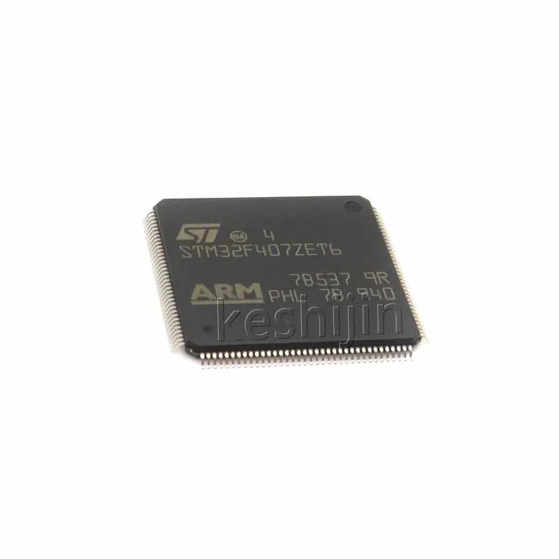 

10PCS STM32F407ZET6 LQFP-144 New and original Integrated Circuit IC Chip Supports BOM list STM32F407ZET6