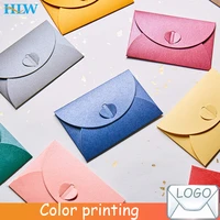 10pcslot 10 57cm small greeting card name card envelope love buckle pearlescent paper mini envelopes greeting cards gift