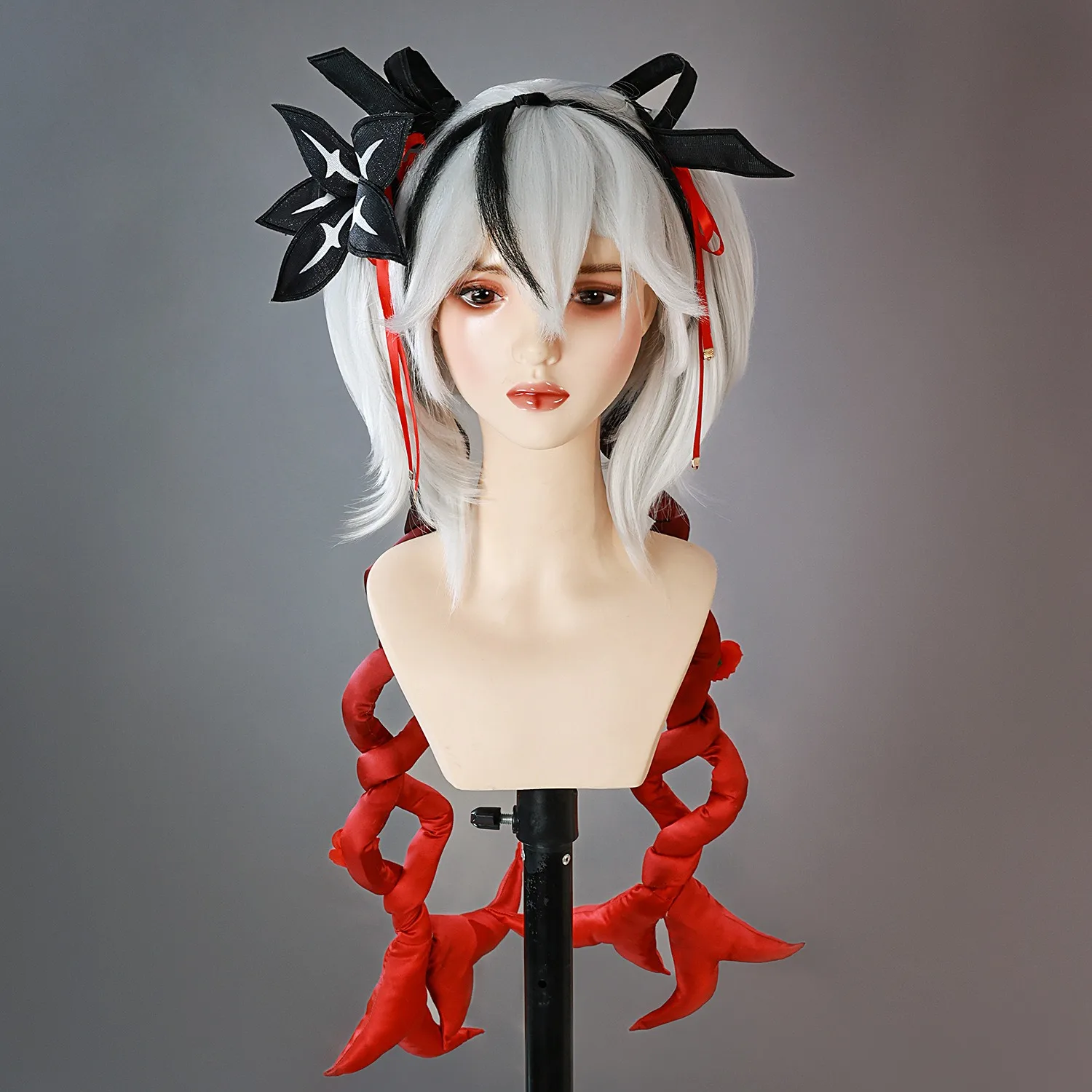 В наличии SR Camellya Косплей Костюм Wuthering Waves Полный комплект парика Хэллоуин