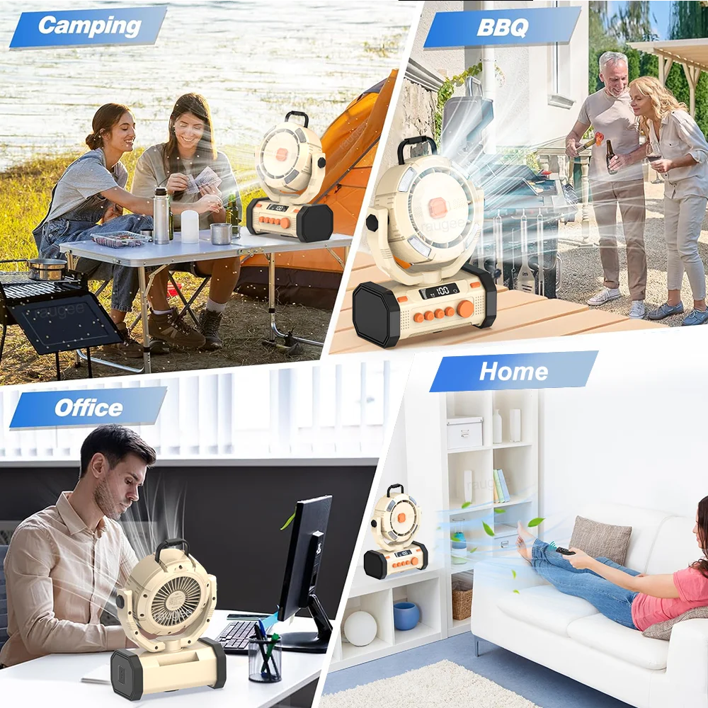 Портативный Беспроводной Вентилятор Для Кемпинга
