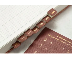 Радужный цветной дневник DIY календарь наклейка Дата номер месяц журнал стикеры заметки время стикер s 10 шт.упак.