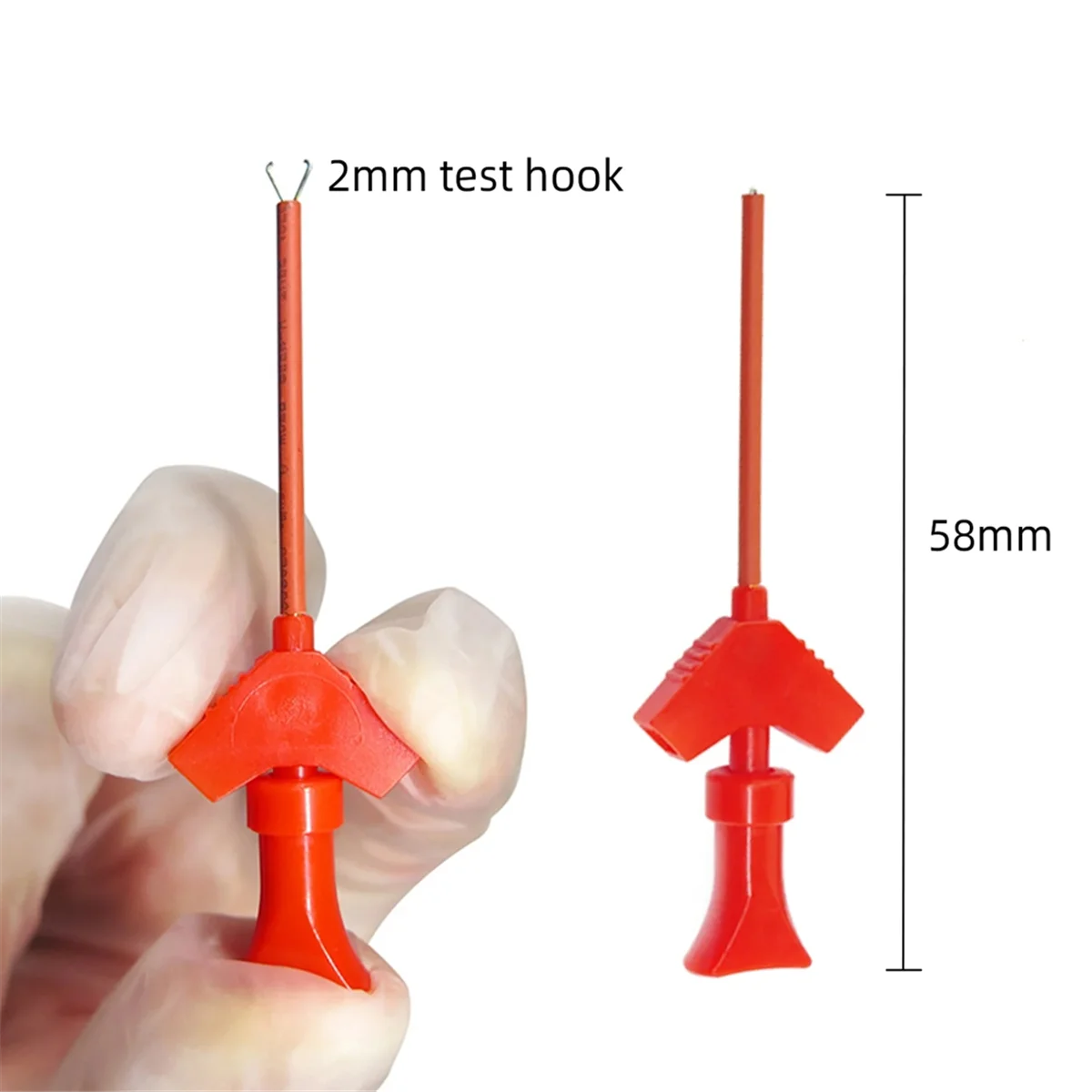 P5003 10 шт. SMD IC тестовый крючок зажим мини-захват для перемычки DIY макетный