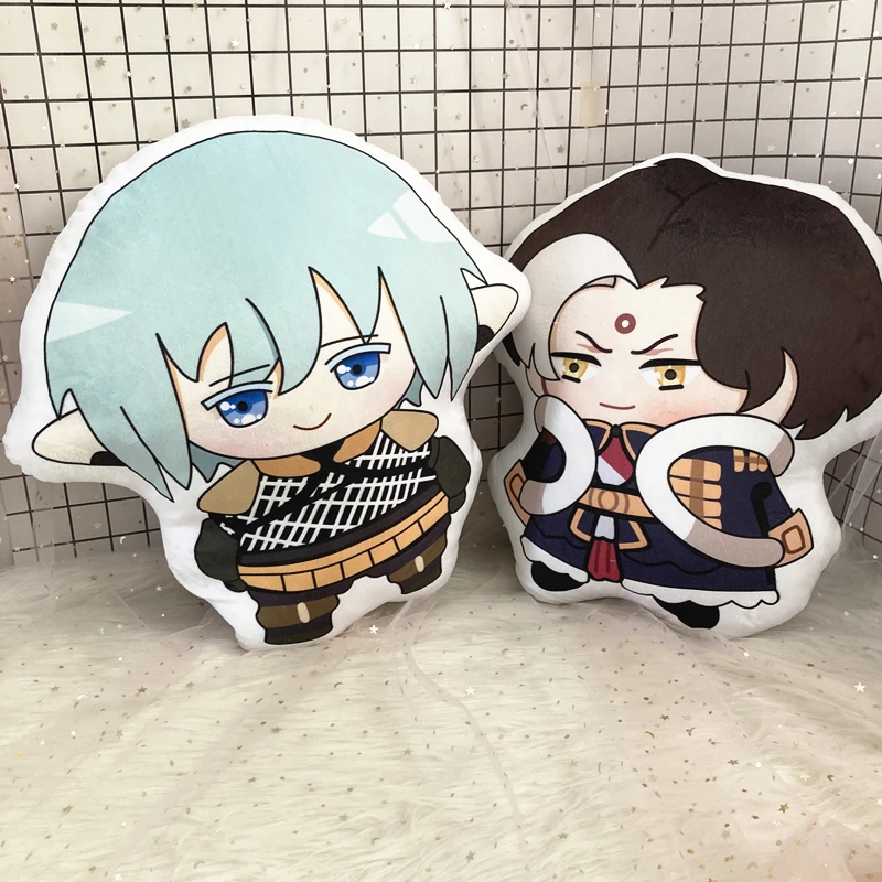 

FF14 Haurchefant Emet-Selch декоративная подушка для игры финальная фантазия 14 Двусторонняя Подушка для спины с принтом плюшевая игрушка кавайные плюш...