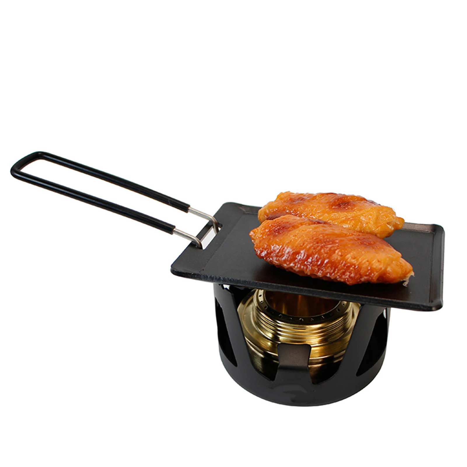 

Stove Grill Pan Flat Pan Nonstick Non-Stick Cheese Baking Tray Portable Cheese Beef Baking For Home Kitchen Outdoor Camping