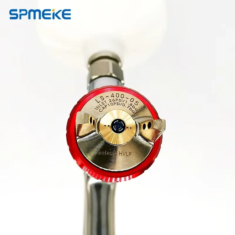 Фото Сопло-распылитель SPMEKE 1.2/1.3/1.4 для профессионального ручного краскопульта LS400 с верхней подачей, экономия краски №5