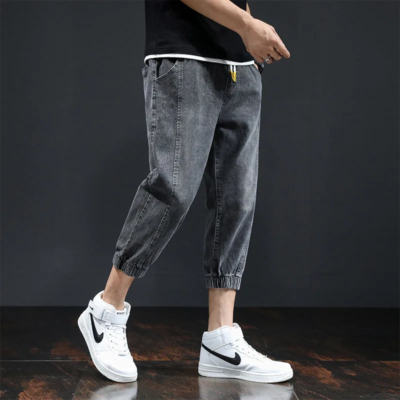 Casual Denim Shorts Men Loose 2022 New Fashion Brand Wear Summer Thin Teenage Boys