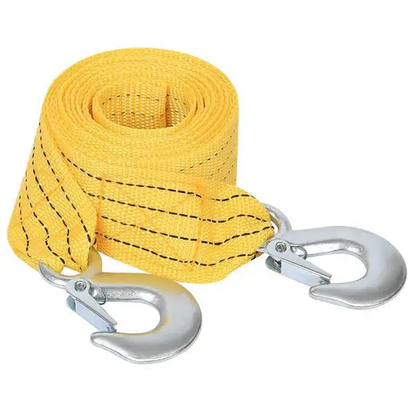 Yellow Shackle Heavy-Duty Traction Belt for 3 Tons of Traction Rope, Can Be Used for Vehicle Maintenance and Disassembly