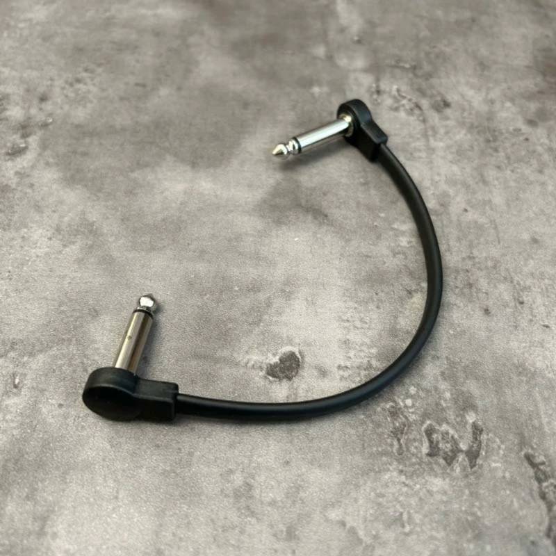 Низкий уровень шума качественные гитарные патчи кабельные вилки прямоугольные