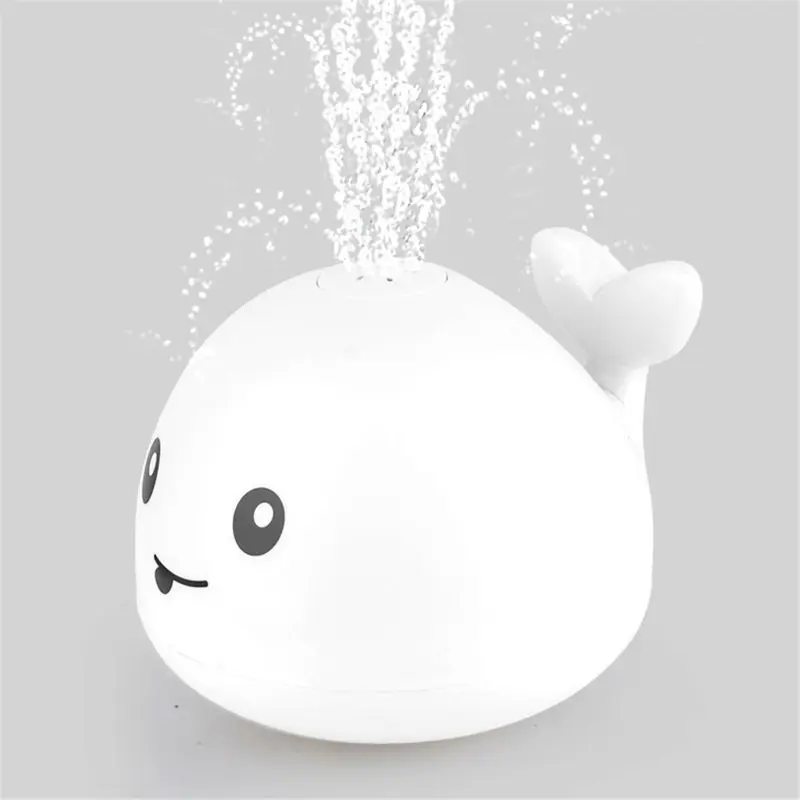 

Baby Bath Toy Water Sprinkler Whale Toy Swimming Pool Light Up Cartoon Shower Toy Interactive Bathroom Toy for Infant