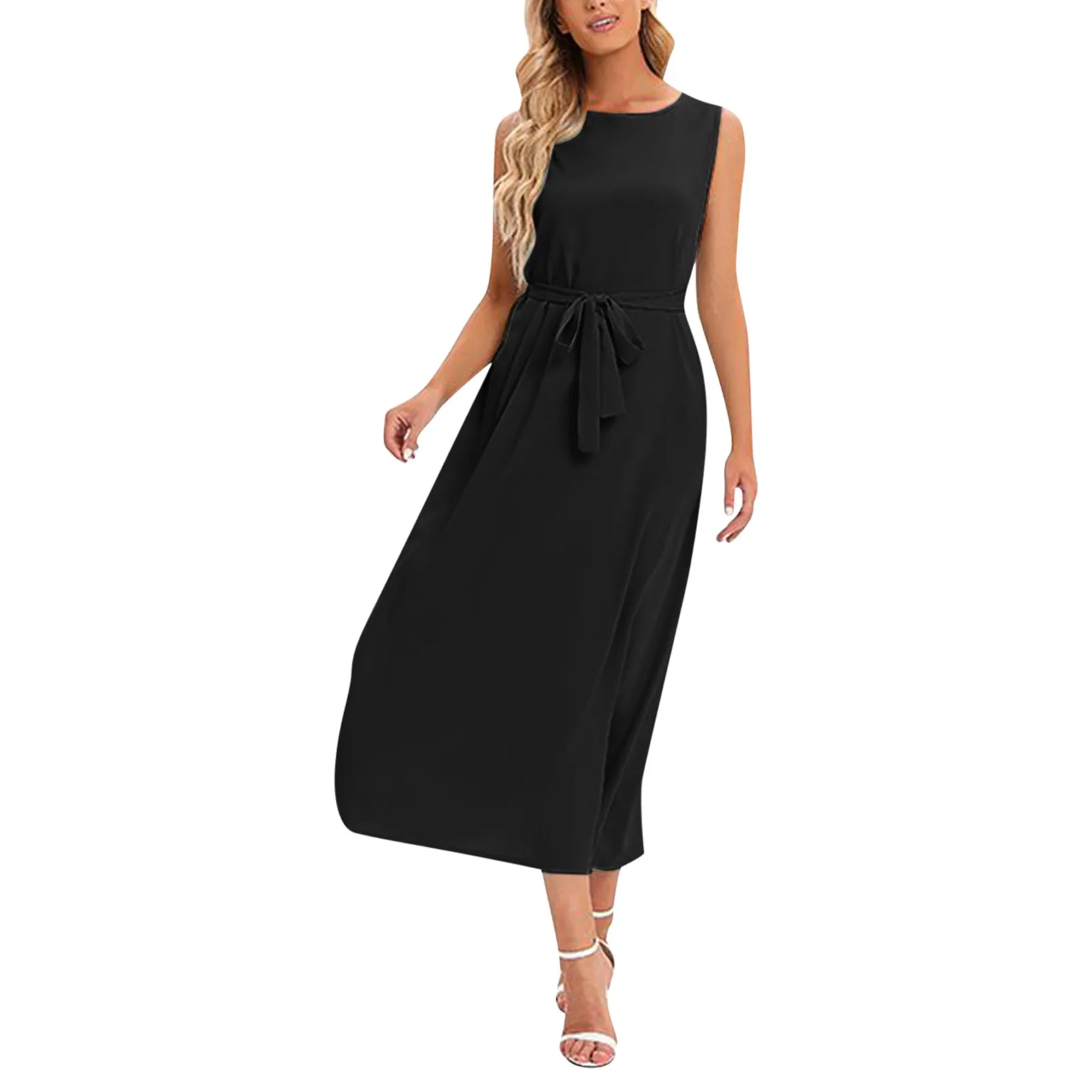 

Платья для женщин 2022 платье исламское повседневное нижнее платье однотонное мусульманское женское платье без рукавов женское Повседневно...