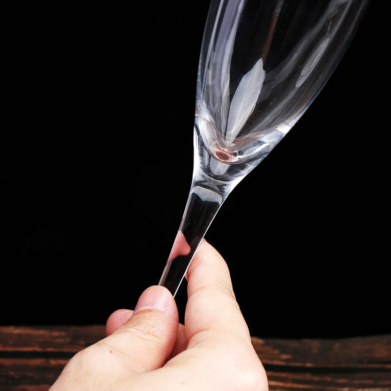 2 шт./компл. бессвинцовый Хрустальный конический стеклянный стакан бокал для