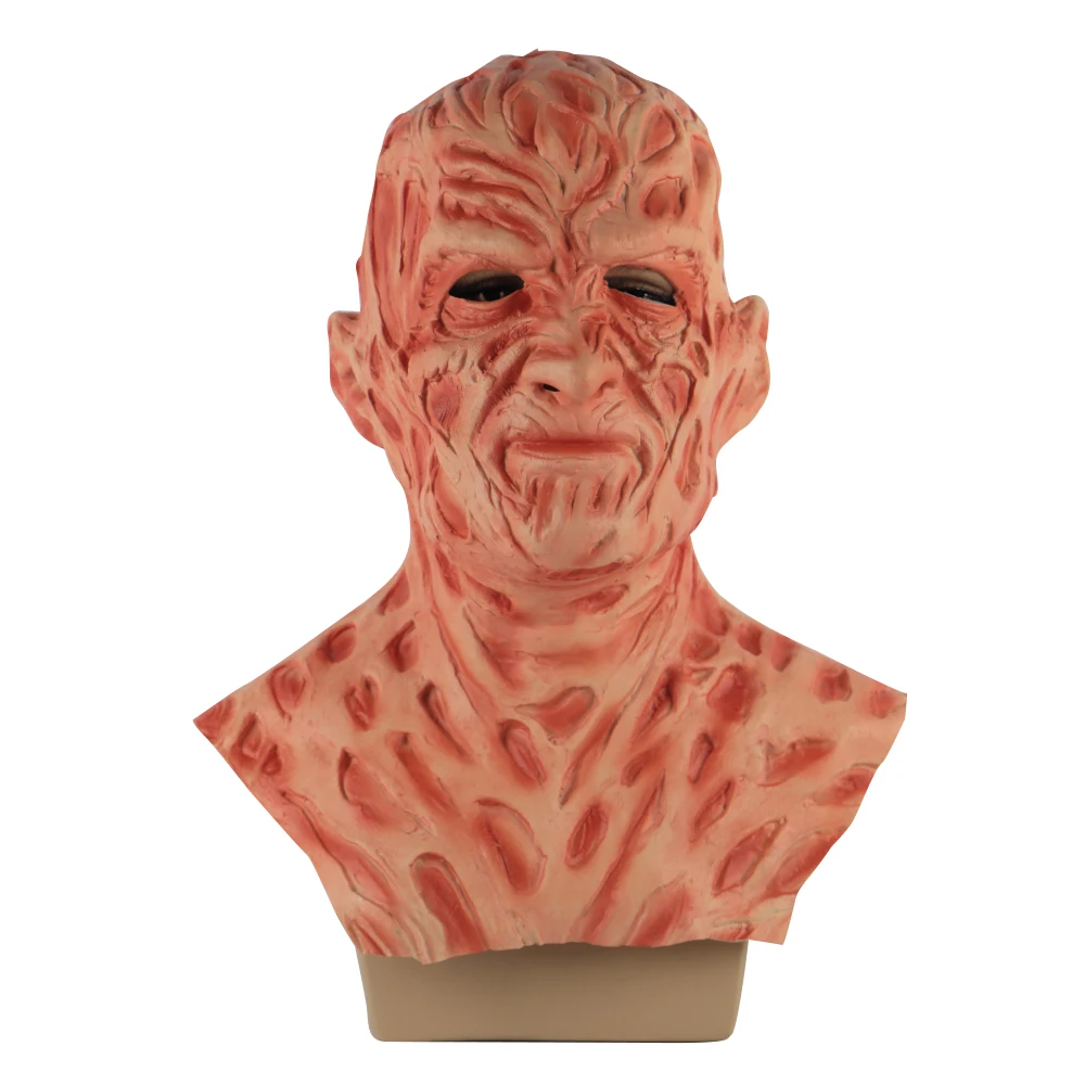 Мужская страшная Бриллиантовая латексная маска для Хэллоуина Костюм вечеринки