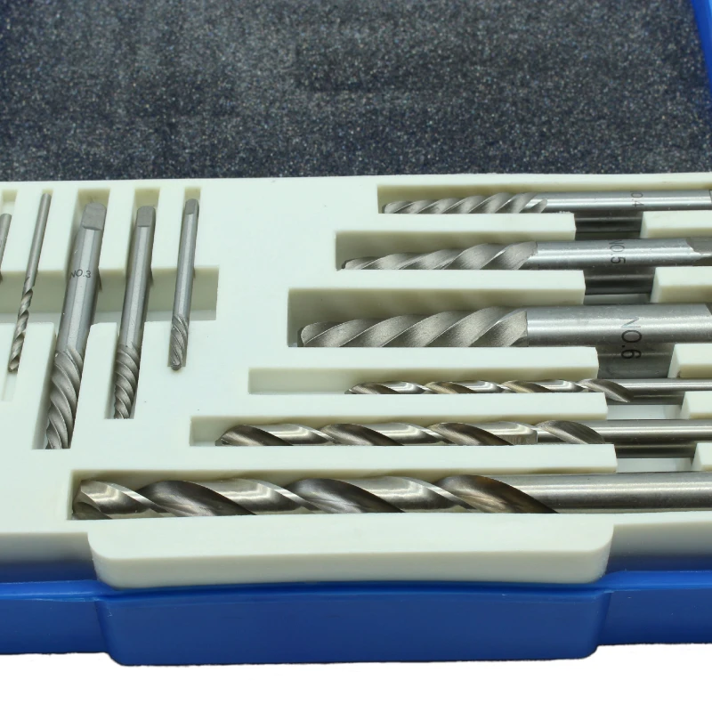 

12 pc Screw Extractor Damaged Broken Bolt Removal Set Kit Drill Easy Out