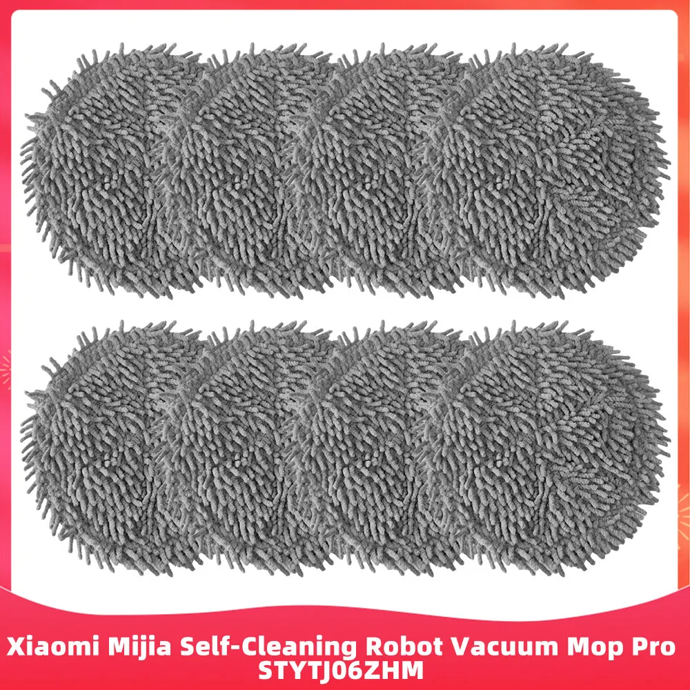 

Replacement For Xiaomi Mijia Self-Cleaning Robot Vacuum Mop Pro STYTJ06ZHM Spare Parts Accessories Hepa Filter Mop Cloths Rag