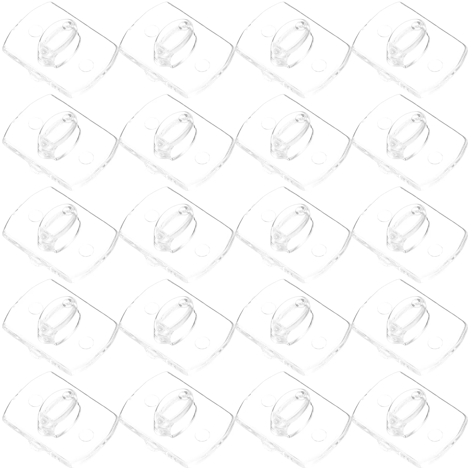 20 шт. настенные зажимы мини-крючки светильник крепежные вешалки свободные