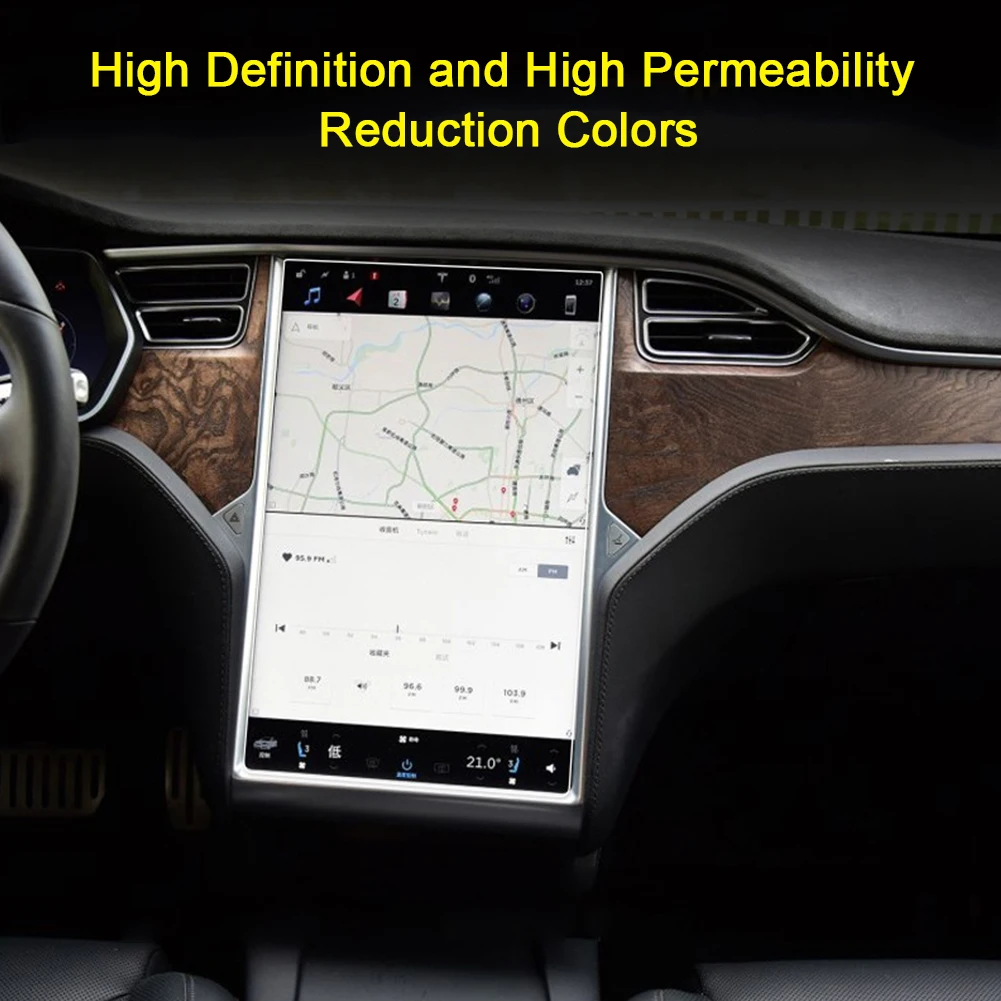 

Невидимая ультратонкая защитная пленка HD для экрана с защитой от царапин, полноэкранная пленка для навигации в автомобиле Tesla Model 3