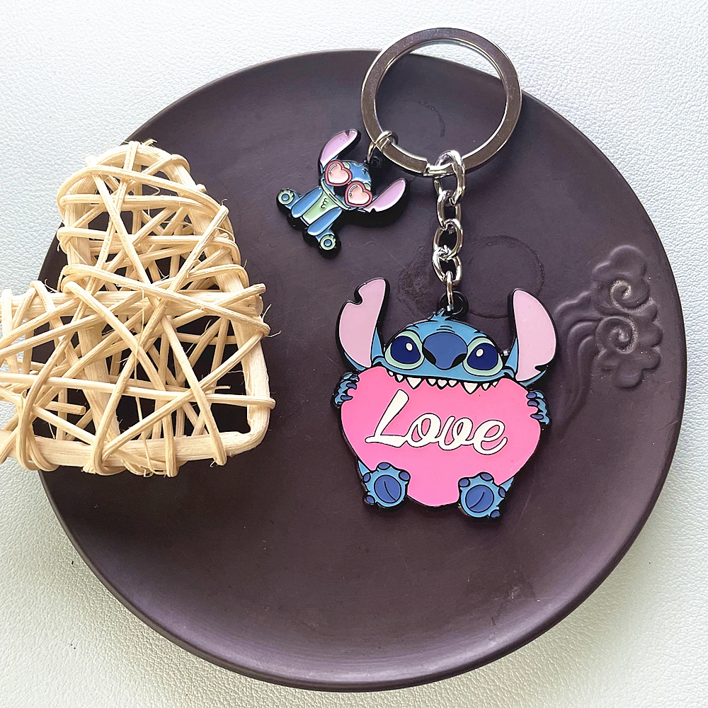 JYYH брелок для ключей с мультяшными персонажами Диснея розовый кулон любви